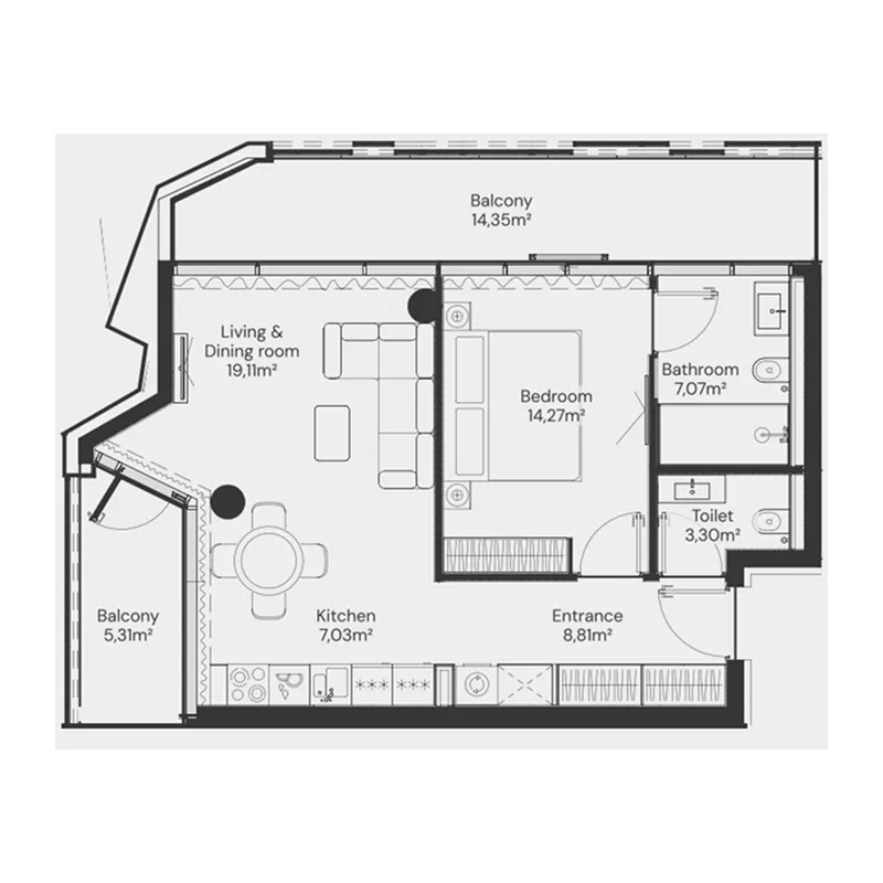 Typical unit