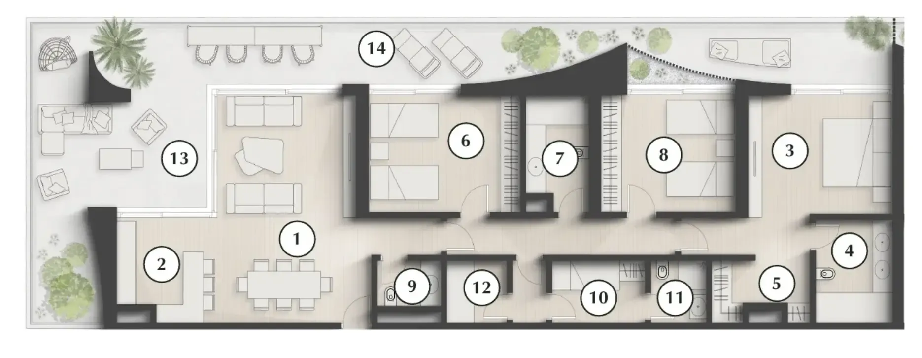Typical unit