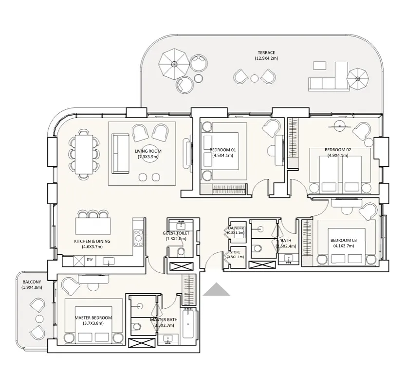 Typical unit