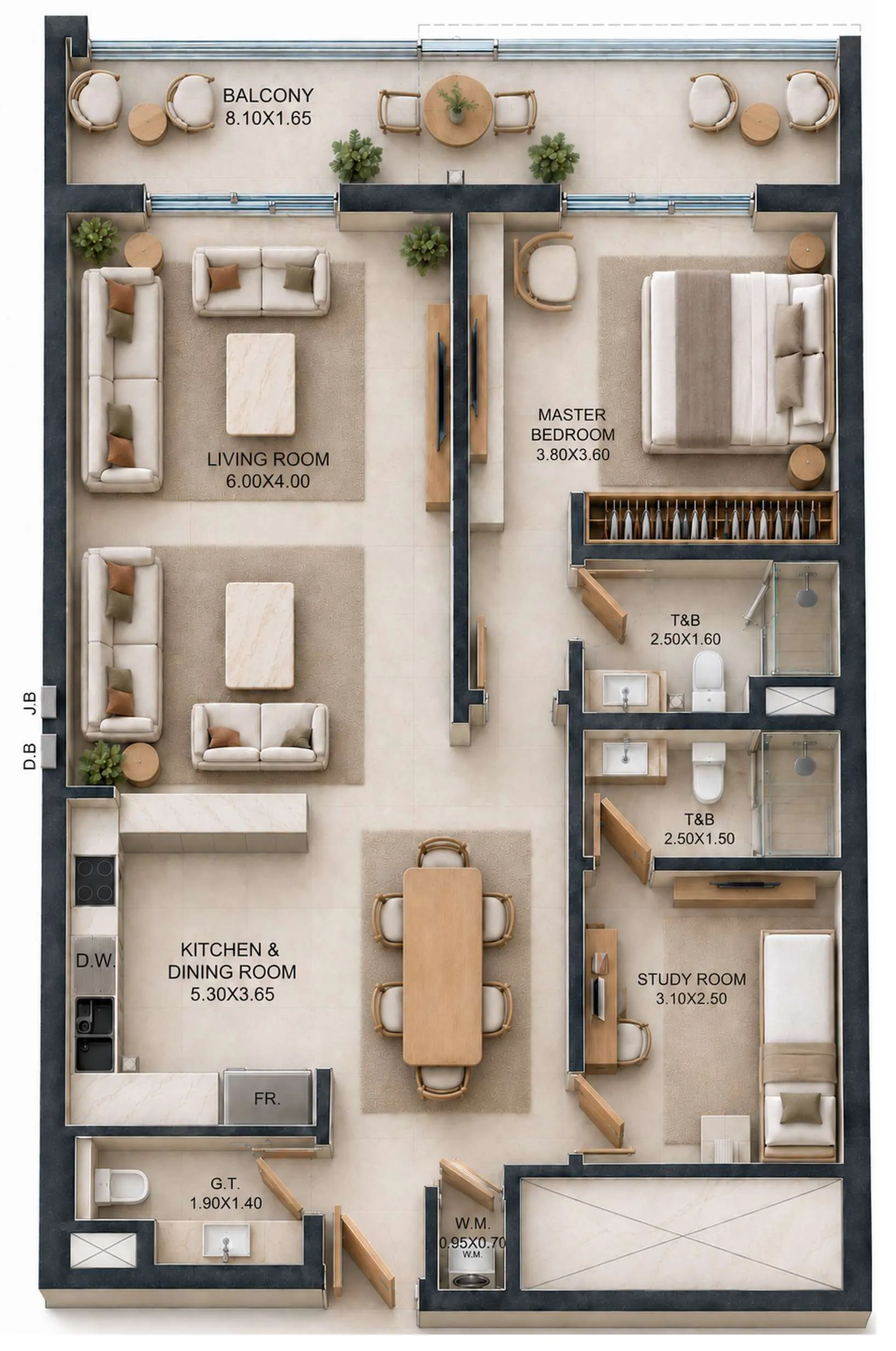 Typical unit