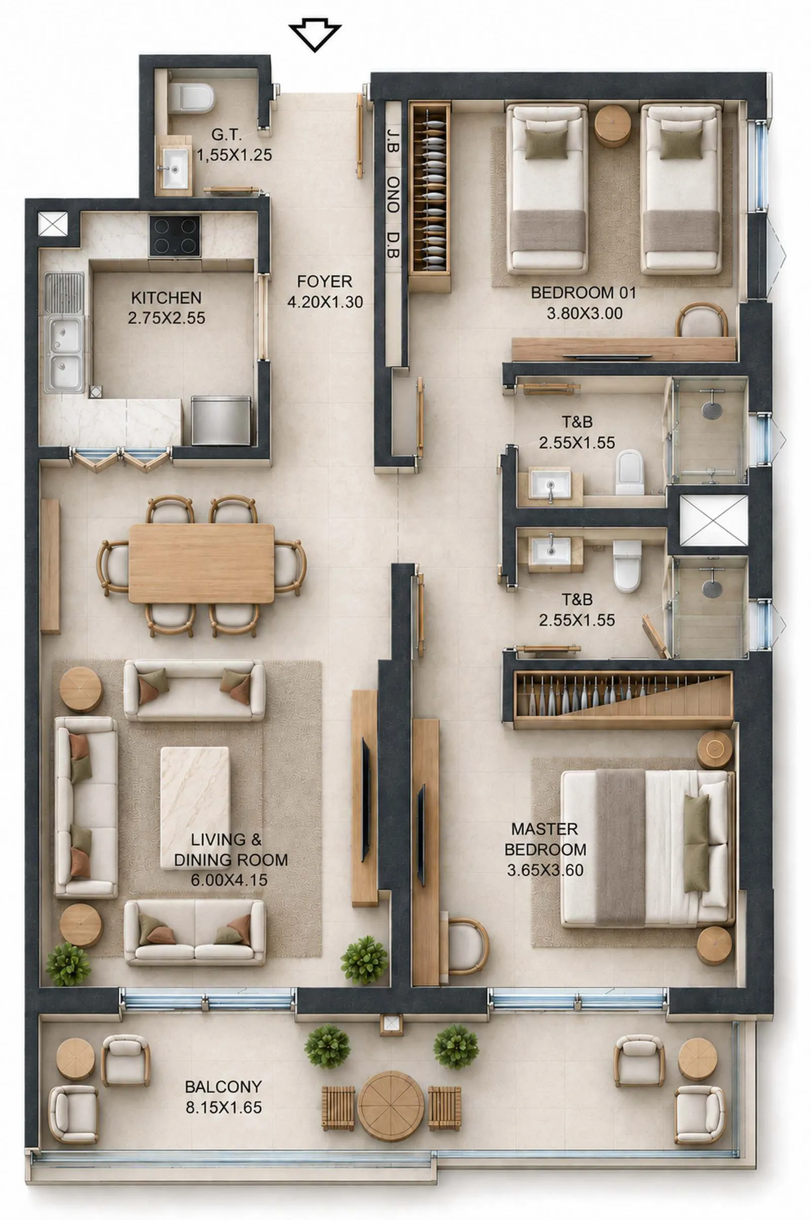 Typical unit