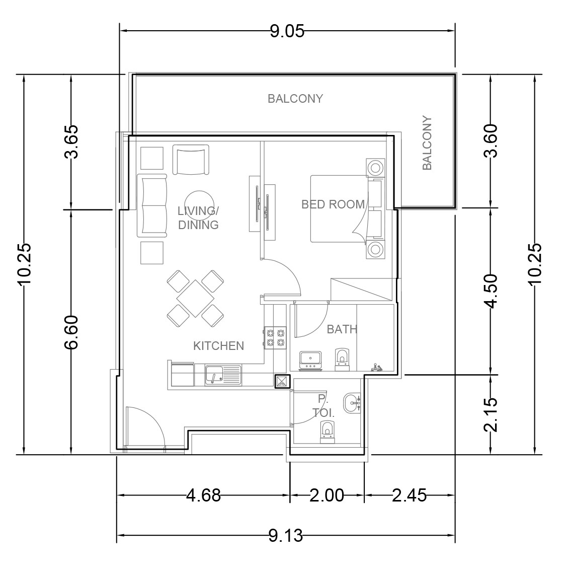 Typical unit