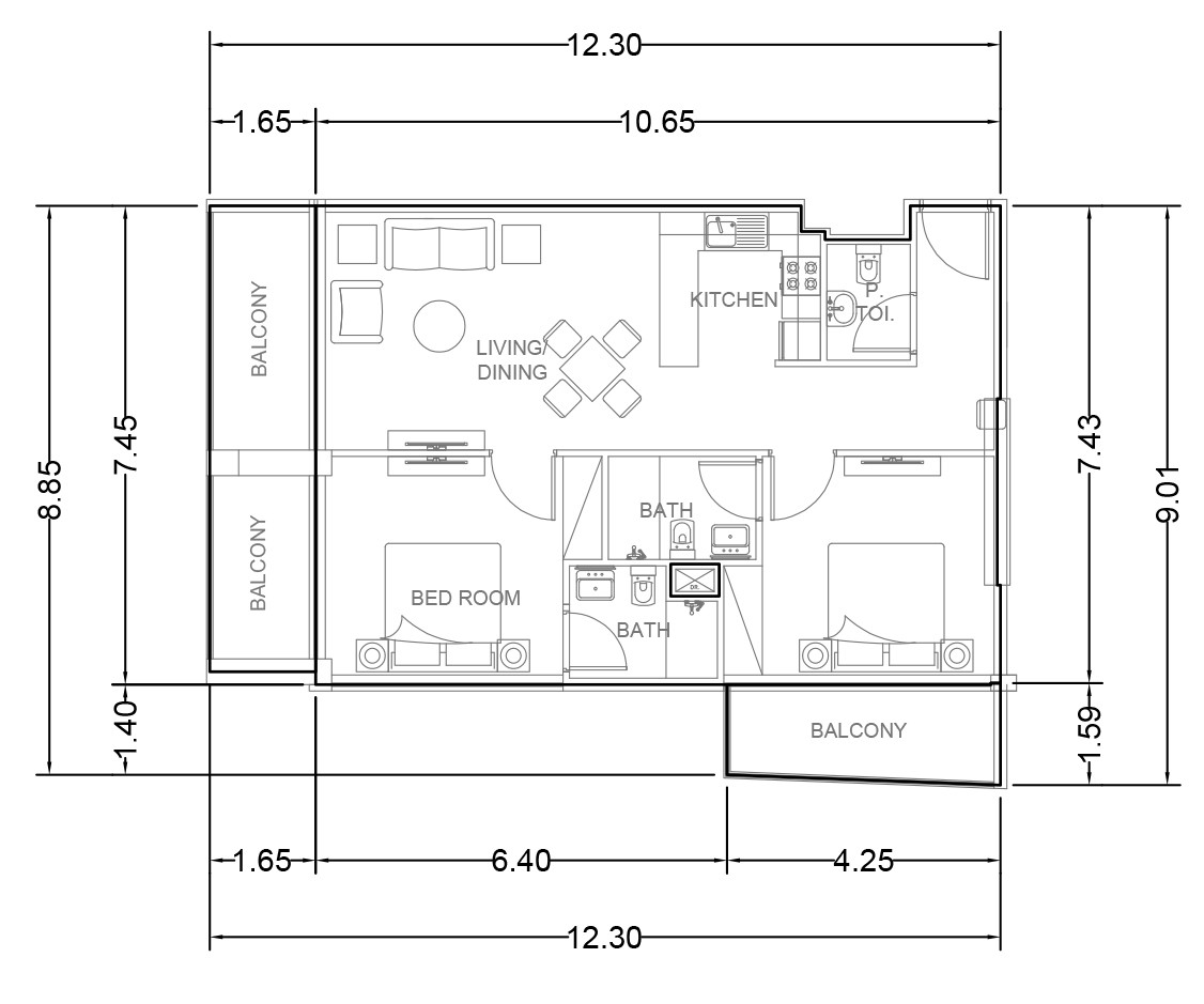 Typical unit