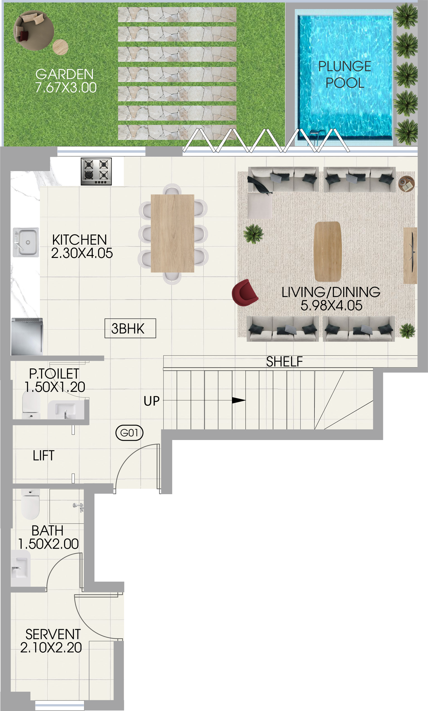 Typical unit