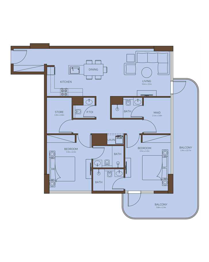 Typical unit