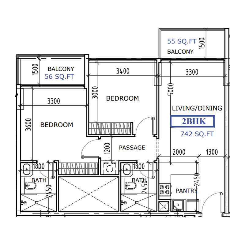 Typical unit