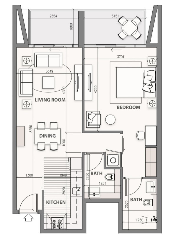 Typical unit