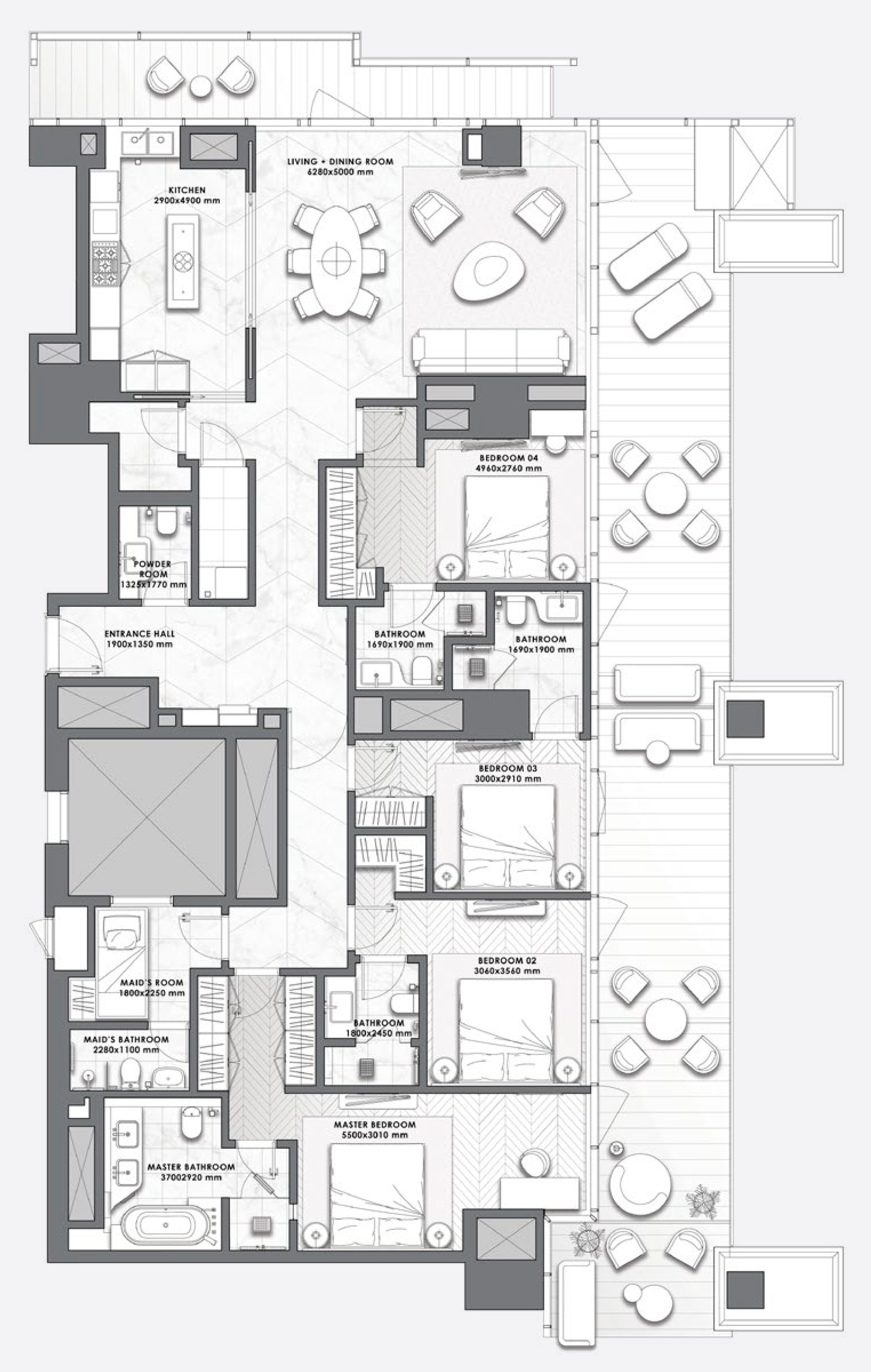 Typical unit