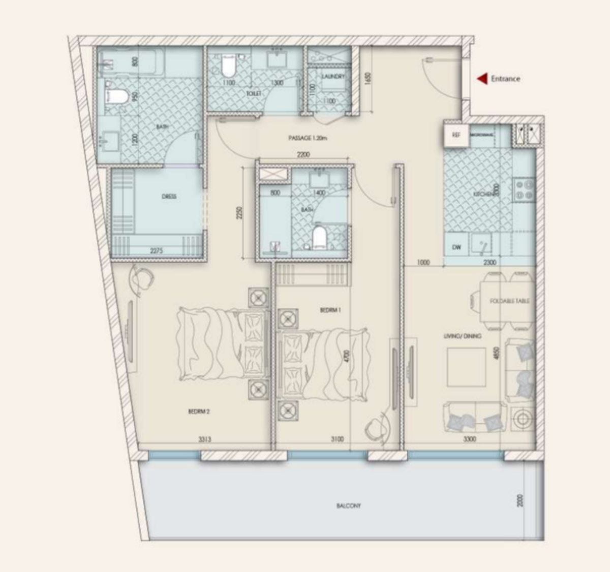Typical unit