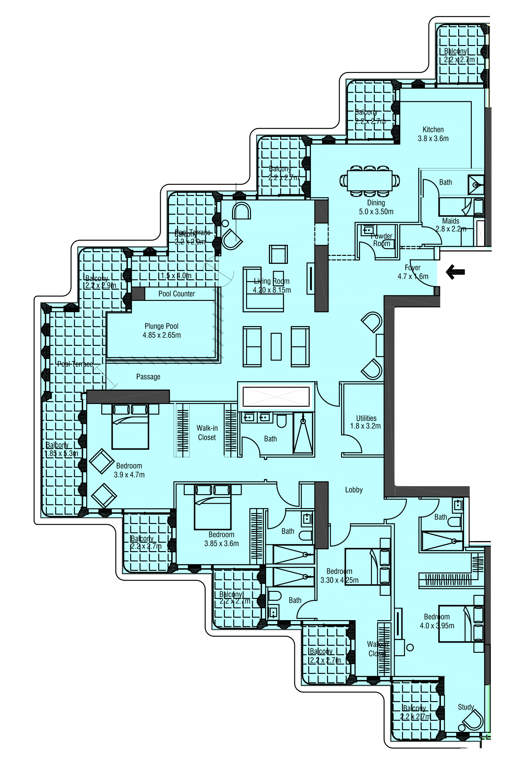 Typical unit