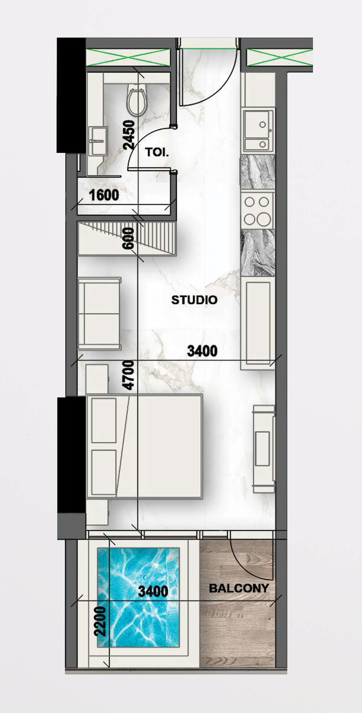 Typical unit