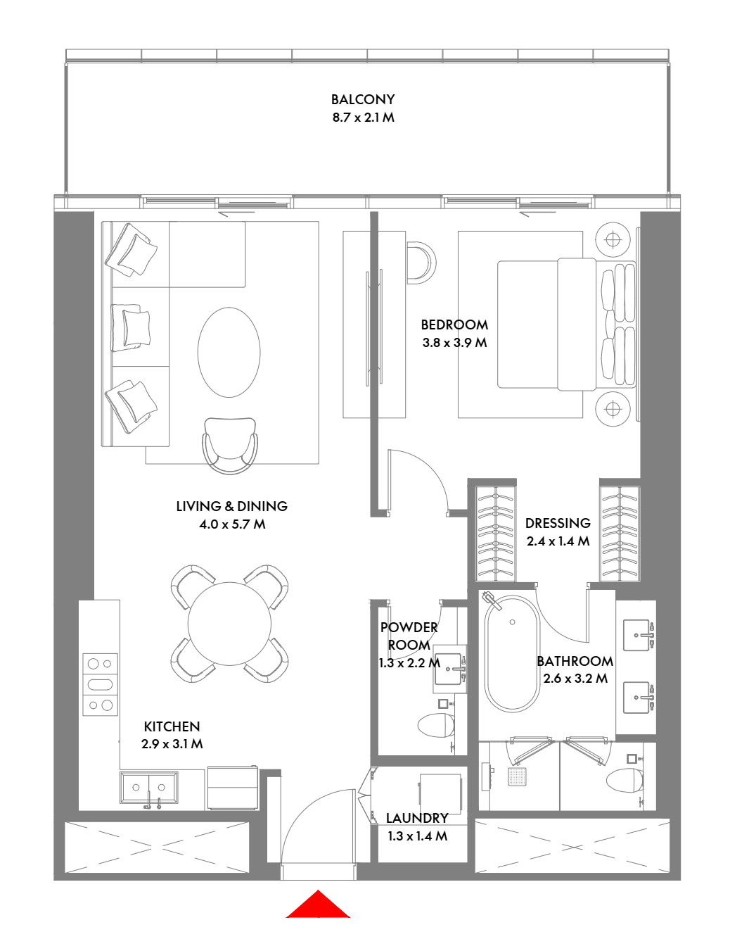 Typical unit